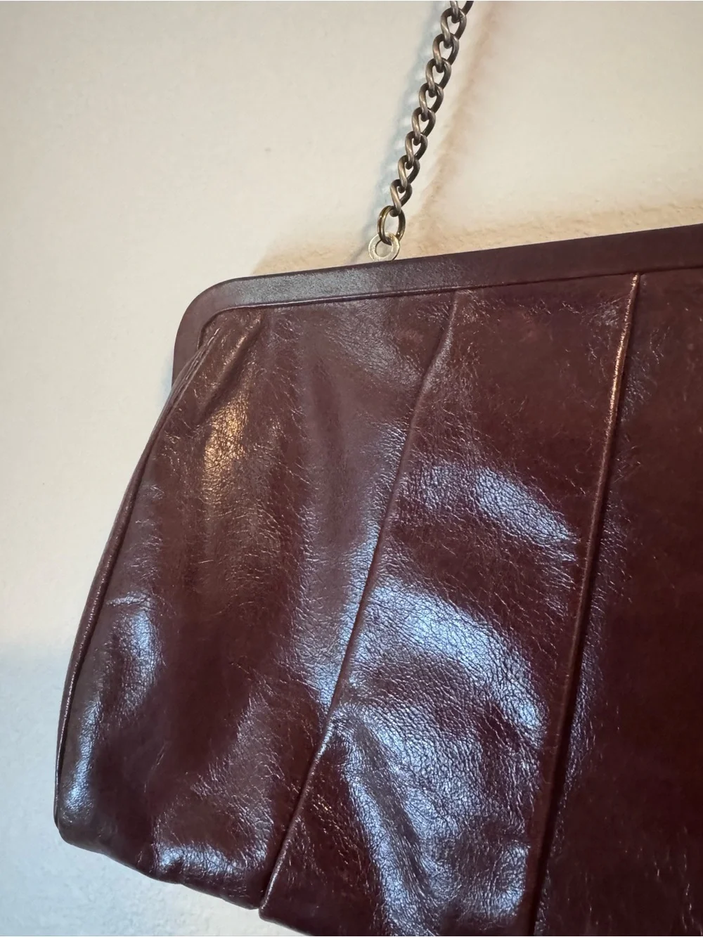 Hobo International Pleated Kisslock Shoulder Bag